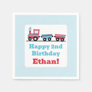 Chugga Chugga Choo Choo Zug Party Napkins Serviette
