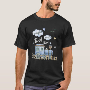 Chugga Chugga Two Two 2. Geburtstag Zug Jungen Spa T-Shirt
