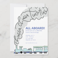 Chugga Chugga Zwei Zug Zweite Geburtstagsparty