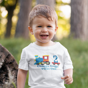 Chugga Chugga zwei Züge Baby T-shirt