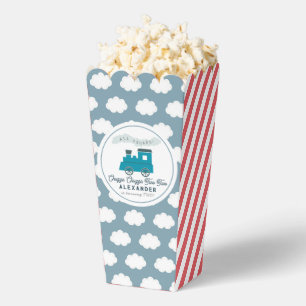 Chugga Chugga Zwei Zwei Blau 2. Geburtstag Popcorn Geschenkschachtel