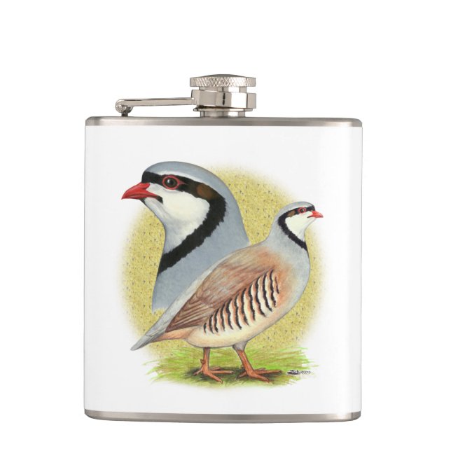 Chukar Partridge Combo Flachmann (Vorderseite)