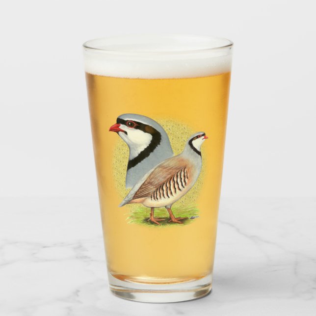 Chukar Partridge Combo Glas (Vorne (Gefüllt))