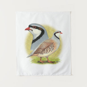 Chukar Partridge Combo Wandteppich