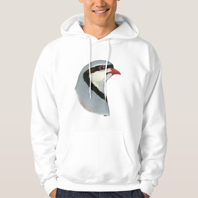 Chukar: Partridge Head Hoodie (Vorderseite)