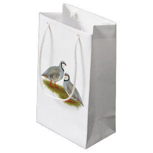 Chukar Partridge Pair Kleine Geschenktüte