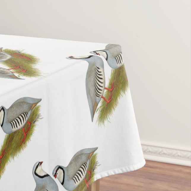 Chukar Partridge Pair Tischdecke (Beispiel)