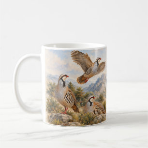 Chukar Rebhuhn-Kunst Kaffeetasse