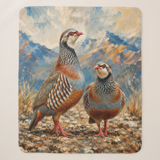 Chukar Rebhuhn-Paar-Kunst Sherpadecke
