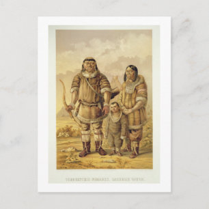 Chukchi Nomads, graviert von Winckelmann und Sons Postkarte