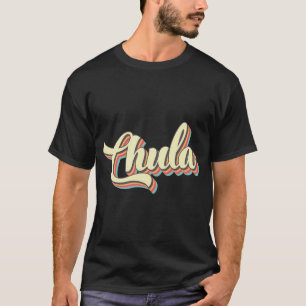 Chula Baseball Schriftart T-Shirt