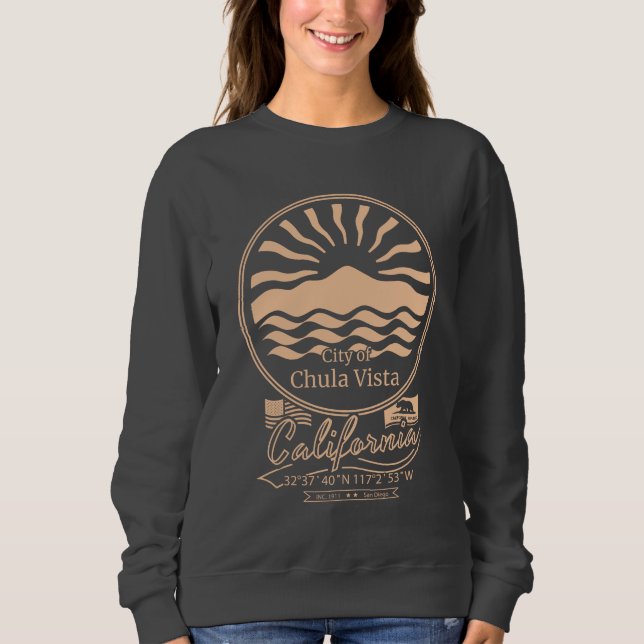 CHULA VISTA SAN DIEGO KALIFORNIA SWEATSHIRT (Vorderseite)