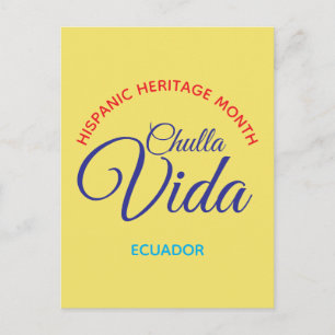 Chulla Vida / Ecuador Postkarte