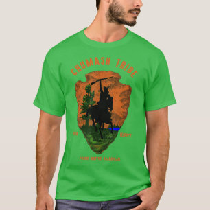 Chumash-Stamm amerikanischer Ureinwohner Vintage-P T-Shirt