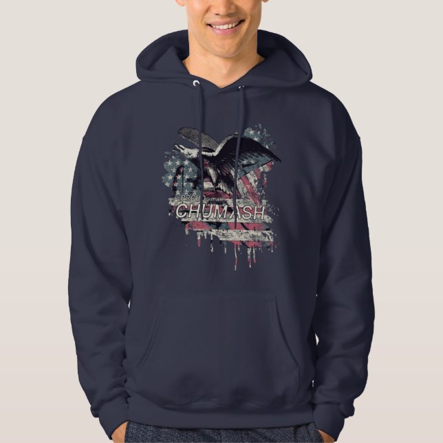 Chumash Tribe T-ShirtChumash Amerikanische Ureinwo Hoodie (Vorderseite)
