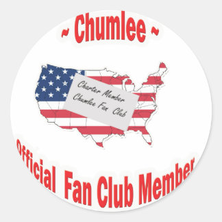Chumlee-Fan-Club Runder Aufkleber