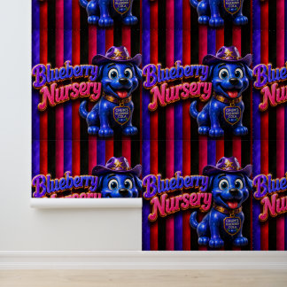 chums blueberry Nursery/blueberry dog wallpaper Tapete