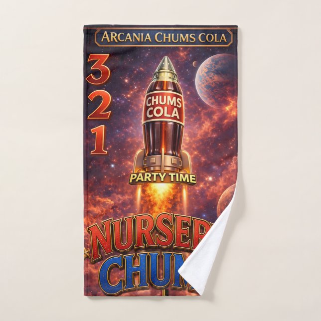 Chums Cola-Raketen/Badezimmer-Start Badhandtuch Set (Handtuch)