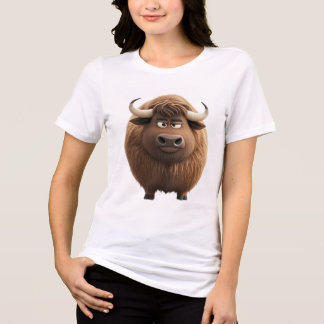 Chunky Cooler Rundhals-Bull-Shirt | Süßes Sternzei Tri-Blend Shirt