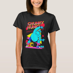 Chunky Hunks Gymnastik Bodybuilding Muskel T-Shirt