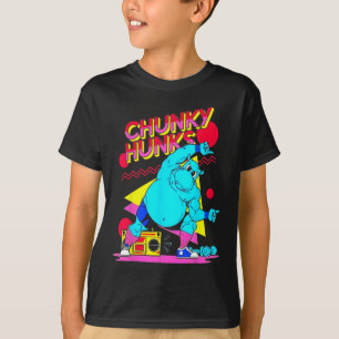 Chunky Hunks Gymnastik Bodybuilding Muskel T-Shirt