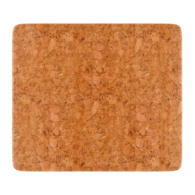 Chunky Natural Cork Wood Grain Look Schneidebrett (Vorderseite)