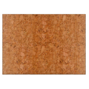 Chunky Natural Cork Wood Grain Look Schneidebrett