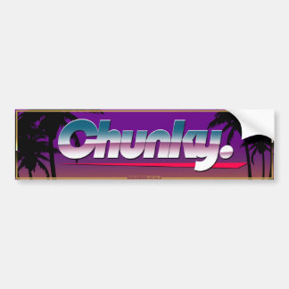 „Chunky“ Slapsticker Autoaufkleber