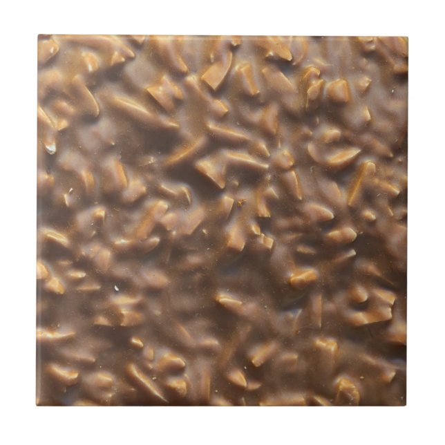 Chunky Toffee Schokoladenriegel Quirky Fliese (Vorderseite)