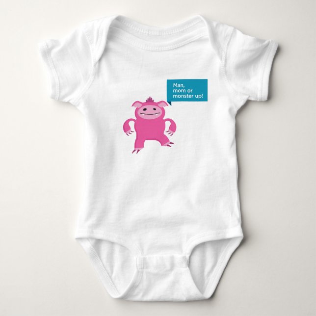 Chupacabra Baby Strampler (Vorderseite)