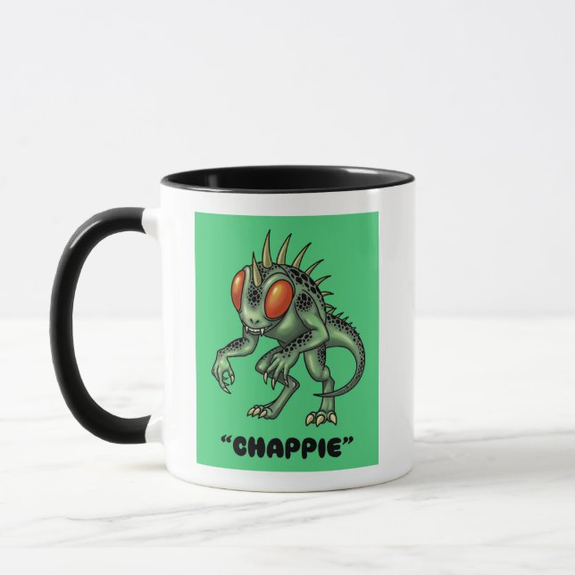 Chupacabra "Chappie" Cryptid coffee Tasse (Links)