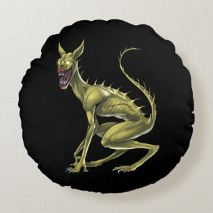 Chupacabra Cryptid Beast Rundes Kissen