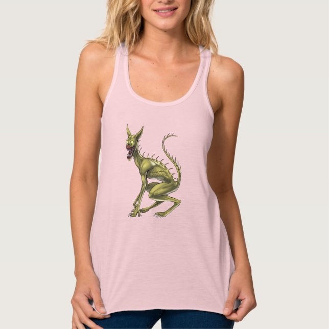 Chupacabra Cryptid Beast Tank Top (Vorderseite)