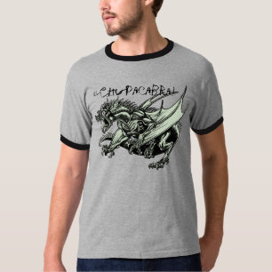 Chupacabra der Ziege-Sauger - Grün-Graues Fell T-Shirt
