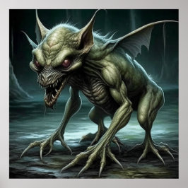 Chupacabra - Kryptide Monster oder Tiere Poster