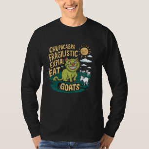Chupacabra Legendäre Kreatur Mythischer Bestienkry T-Shirt
