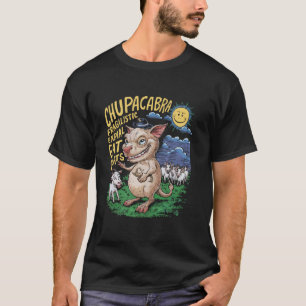 Chupacabra Legendäre Kreatur Mythischer Bestienkry T-Shirt