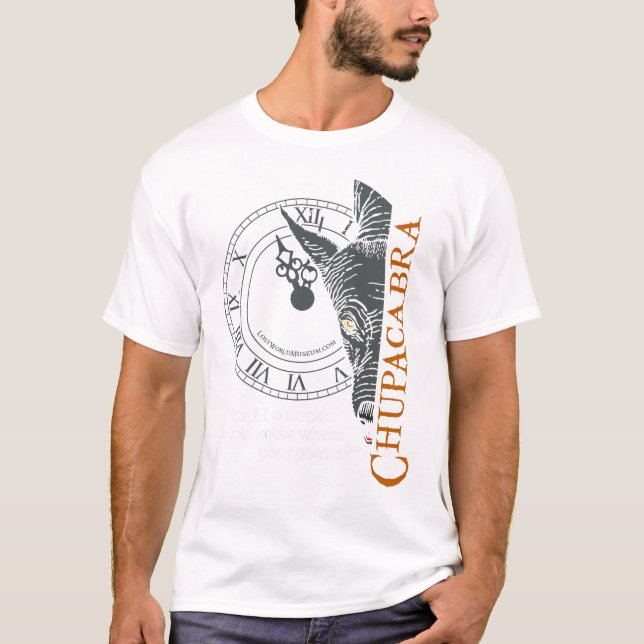 Chupacabra - Liveeve wesentliches schwarzes T-Shirt (Vorderseite)