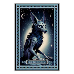 Chupacabra-Tarot Poster