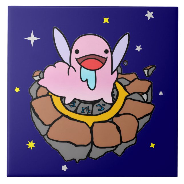 Chupi-abathur Keramikfliese (Vorderseite)