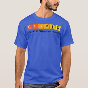 Chupis rote Elemente schwarze Schrift T-Shirt