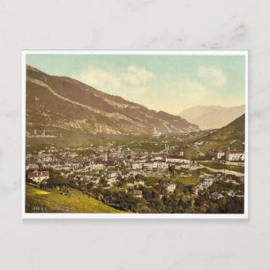 Chur, Grisons, Schweiz Vintag Fotochrom Postkarte