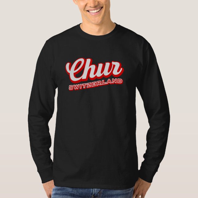 Chur Schweiz T-Shirt (Vorderseite)