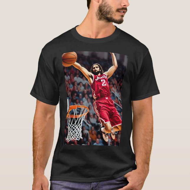 Church Basketball Jesus T-Shirt (Vorderseite)
