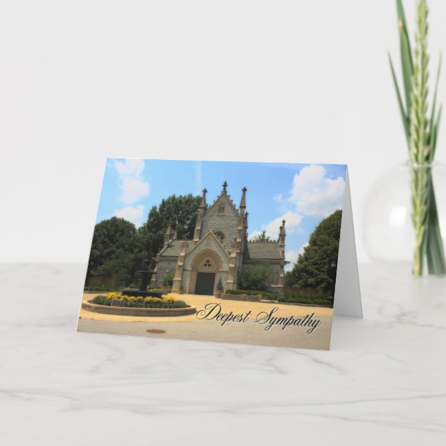 Church Beileid Karte (Vorderseite)