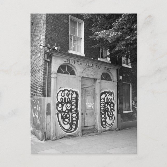 Church Bell Foundry, London UK Postkarte (Vorderseite)