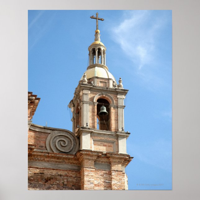 Church Bell Tower, Puerto Vallarta, Mexiko Poster (Vorne)
