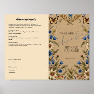 Church Bulletin Poster