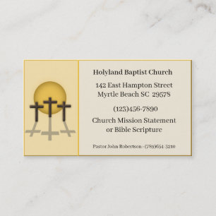 Church Business Cards Visitenkarte