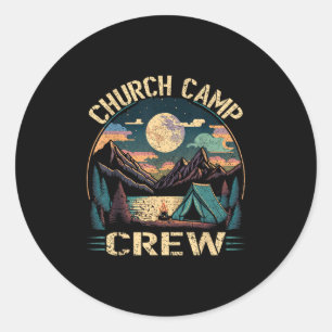 Church Camp Crew Vbs Lehrer Kinder Christliche Gru Runder Aufkleber